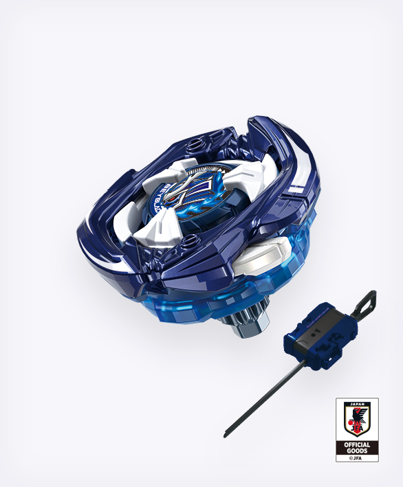 Beyblade X UX-00 サムライセイバー5-60K メタルコート:サムライブルー サッカー日本代表Ver.