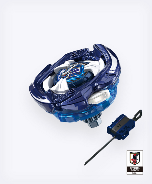Beyblade X UX-00 サムライセイバー5-60K メタルコート:サムライブルー サッカー日本代表Ver.